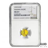 1915-S Pan-Pac Rare Gold Dollar NGC MS65+