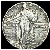 1927-D Silver Standing Liberty Quarter NEARLY UNCI