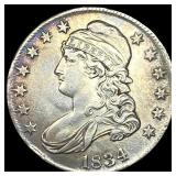1834 Capped Bust Half Dollar CLOSELY UNCIRCULATED