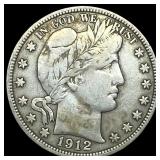 1912 Barber Half Dollar ABOUT UNCIRCULATED