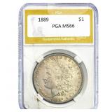 1889 Morgan Silver Dollar PGA MS66