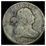 1804 Draped Bust Half Cent NICELY CIRCULATED