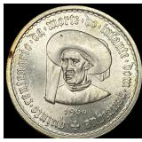 1960 Portugal Silver 10 Escudos UNCIRCULATED