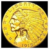 1915 Gold $2.5 Indian Head UNCIRCULATED