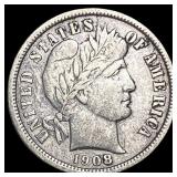 1908-S Silver Barber Dime CLOSELY  UNCIRCULATED