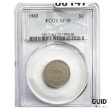 1882 Shield Nickel PCGS XF40