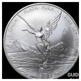 2022 Siver Un Onza Libertad GEM BU