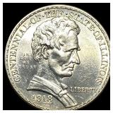1918 Silver Half Dollar Illinois Centennial UNCIRC