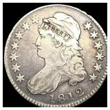 1812 Capped Bust Half Dollar LIGHTLY CIRCULATED