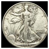 1944-S Silver Half Dollar (Walking Liberty)  NEAR