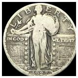 1927-S Silver Standing Liberty Quarter NICELY  CI
