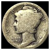 1916 Mercury Dime NICELY CIRCULATED