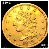 1839-C $2.50 Gold Quarter Eagle UNCIRCULATED