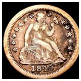 1845-O Seated Liberty Dime
