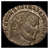 Roman Empire Licinius I 284-305 Bi Nummus UNCIRCU