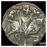 India Rajput 700-1000  Silver Jital NEARLY UNCIRC