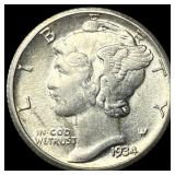1934 Mercury Dime UNCIRCULATED