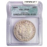 1894 Morgan Silver Dollar ICG VF20
