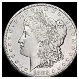 1883-S Silver Morgan Dollar CHOICE AU