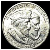 1924 Silver Huguenot-Walloon Half Dollar UNCIRCULA