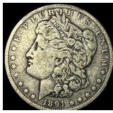 1891-O Silver Morgan Dollar NICELY CIRCULATED