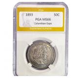 1893 Columbian Expo Half Dollar PGA MS66
