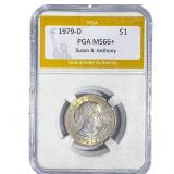 1979-D Susan B. Anthony Dollar PGA MS66+