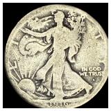 1916-S Walking Liberty Half Dollar NICELY  CIRCUL