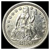 1850 Seated Liberty Dime CHOICE AU