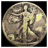1921-S Silver Walking Liberty Half Dollar HIGH GRA