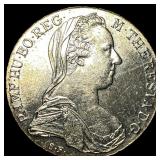 1780 Silver Maria Theresa Thaler GEM BU
