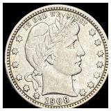 1908-D Silver Barber Quarter CLOSELY  UNCIRCULATE