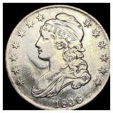 1836 Capped Bust Half Dollar CLOSELY  UNCIRCULATE