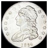 1834 Capped Bust Half Dollar CLOSELY  UNCIRCULATE