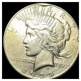 1928 Peace Silver Dollar CLOSELY UNCIRCULATED