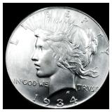 1934-S Silver Peace Dollar