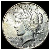 1924-S Silver Peace Dollar UNCIRCULATED