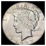 1927-S Silver Peace Dollar UNCIRCULATED