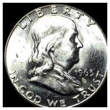 1963 Franklin Silver Half Dollar UNCIRCULATED