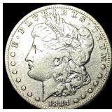 1884-O Silver Morgan Dollar ABOUT UNCIRCULATED
