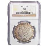 1893-S Morgan Silver Dollar NGC F15