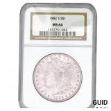 1882-S Morgan Silver Dollar NGC MS66