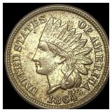 1864 Indian Head Cent CHOICE AU