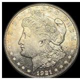 1921-S Silver Morgan Dollar CHOICE BU