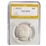 1812/1 Capped Bust Half Dollar PGA XF40