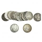 Roll of 20 Silver Barber 50C