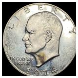 1974-S Eisenhower Dollar GEM PROOF