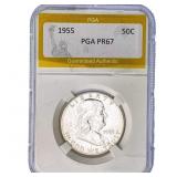 1955 Franklin Half Dollar PGA PR67