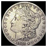 1901-S Silver Morgan Dollar ABOUT UNCIRCULATED