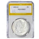 1903-O Morgan Silver Dollar PGA MS63